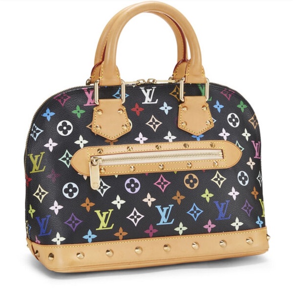 Louis Vuitton Multicolor Black Handbag